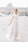 modest-v-neckline-lace-wedding-dresses-short-sleeves-vestido-de-noiva-de-renda