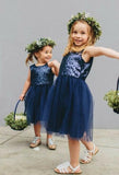 navy-blue-sequin-tulle-children-flower-girl-dresses-knee-length-1