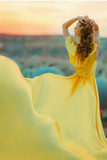 off-the-shoulder-boho-yellow-evening-dresses-with-long-train-2