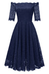 off-the-shoulder-dark-blue-bridesmaid-wedding-guest-dress-with-sleeves