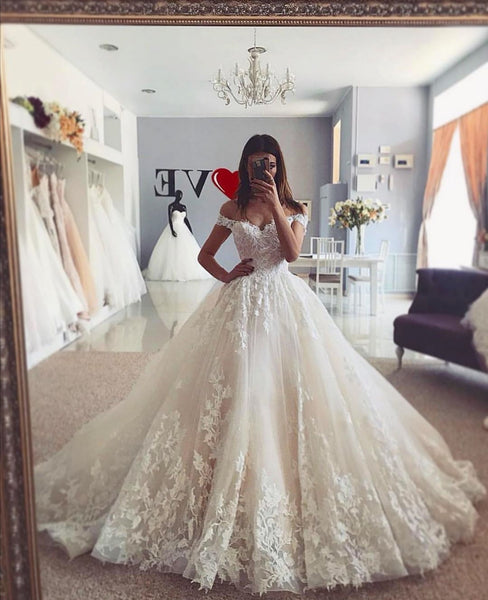 off-the-shoulder-ivory-lace-dresses-for-wedding-2020-vestido-de-novia