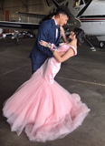 off-the-shoulder-pink-mermaid-evening-gowns-with-tulle-skirt-1