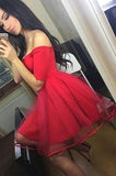 off-the-shoulder-red-graduation-dresses-with-ribbon-tulle-skirt-1