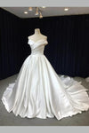 off-the-shoulder-satin-wedding-gown-with-royal-train