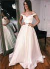 off-the-shoulder-sweetheart-a-line-satin-wedding-gown-with-beaded-belt-1