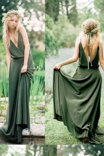 olive-green-chiffon-bridesmaid-gown-dress-long-1