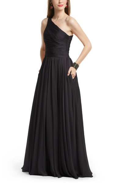 one-shoulder-black-chiffon-prom-dresses-websites