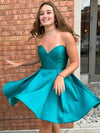 peacock-blue-satin-sweetheart-backless-homecoming-dress-short