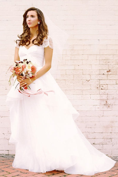 pearls-cap-sleeves-wedding-dresses-with-irregular-tulle-skirt-2
