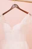 pearls-cap-sleeves-wedding-dresses-with-irregular-tulle-skirt-3