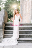 plunging-neckline-slim-lace-dresses-wedding-with-corset-back