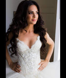 plunging-sweetheart-ball-gown-wedding-dress-with-puffy-skirt-2
