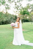 plunging-v-neckline-lace-wedding-dress