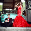 plunging-v-neckline-mermaid-evening-prom-dresses-with-ruffled-skirt-2
