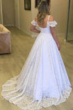 princess-lace-dress-for-bride-off-the-shoulder-vestido-de-novia-1