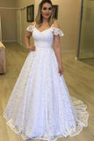 princess-lace-dress-for-bride-off-the-shoulder-vestido-de-novia