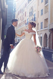 princess-off-the-shoulder-lace-wedding-gown-with-tulle-skirt-1