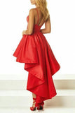 red-lace-hi-lo-prom-dresses-with-satin-skirt-vestidos-1