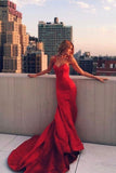 red-satin-mermaid-evening-prom-dresses-online