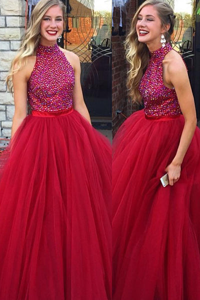 rhinestones-bodice-sleeveless-red-formal-prom-gown-with-tulle-skirt