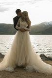 romantic-champagne-wedding-dress-with-lace-long-sleeves-2