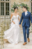 romantic-lace-wedding-gown-with-off-the-shoulder-straps