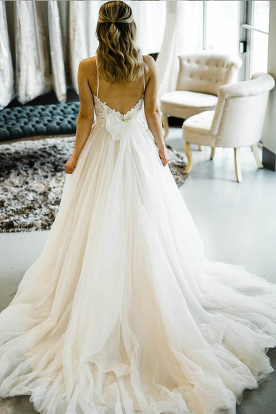 romantic-princess-style-wedding-dresses-with-spaghetti-straps-1