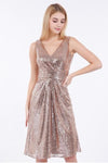 rose-gold-sequin-short-bridesmaid-dress-v-neckline