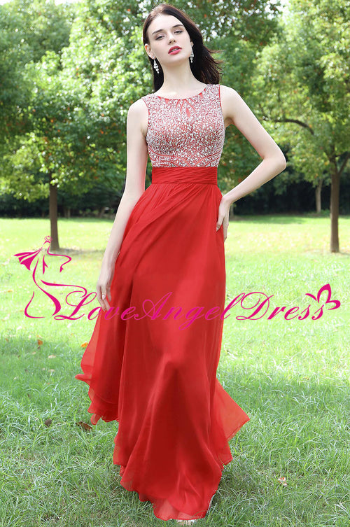 round-neck-red-long-chiffon-rhinestones-prom-dresses
