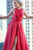 round-neckline-keyholes-satin-red-prom-gown-with-cut-front