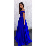 royal-blue-a-line-long-prom-dresses-with-beaded-waistband-1
