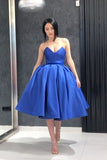 royal-blue-short-prom-dress-plunging-neckline-ball-gown-1