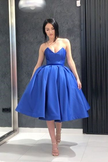 royal-blue-short-prom-dress-plunging-neckline-ball-gown-1