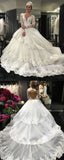 royal-court-princess-ball-gown-wedding-dress-with-long-lace-sleeves-3