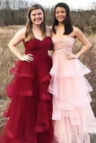 ruched-sweetheart-prom-dress-with-tulle-tiered-skirt