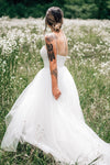 ruching-tulle-boho-wedding-gown-with-sheer-insert-neckline-1