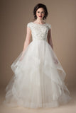ruffles-tulle-ivory-wedding-dress-with-crystals-cap-sleeves