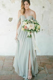 sage-long-bridesmaid-wedding-party-dresses-chiffon-skirt