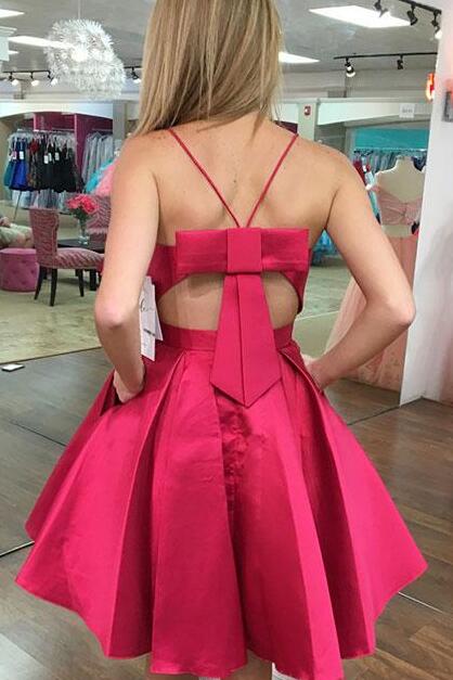 Off-the-shoulder Red Graduation Dresses with Ribbon Tulle Skirt