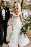 satin-mermaid-wedding-dresses-with-beaded-belt