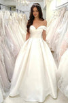satin-off-the-shoulder-wedding-gown-with-pockets