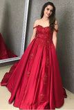 satin-red-evening-gown-with-beaded-lace-bodice