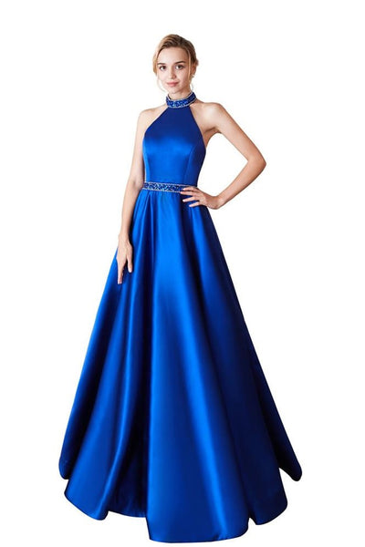 satin-royal-blue-prom-dress-beaded-halter-neckline-2
