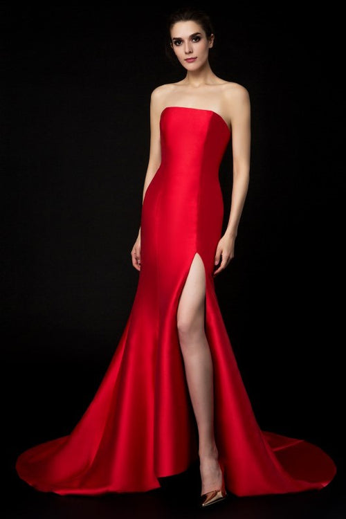 satin-strapless-red-evening-gown-mermaid-style