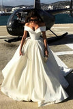 satin-wedding-ball-gown-dresses-with-off-the-shoulder-vestido-de-novia