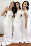 scoop-neck-ivory-wedding-guests-dresses-custom-made