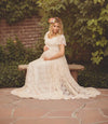 scoop-neck-lace-pregnant-women-dress-short-sleeves