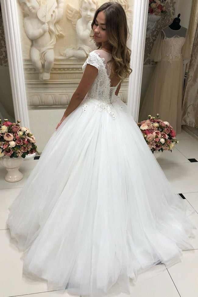 see-through-neckline-tulle-lace-wedding-dresses-with-sleeves-1