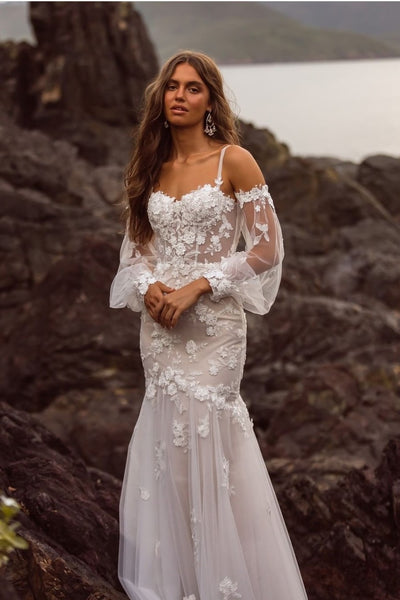 semi-transparent-appliques-floral-bridal-dress-with-detachable-sleeves-1