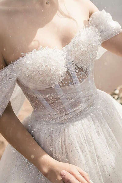 sequin-and-crystals-wedding-dresses-off-the-shoulder-2